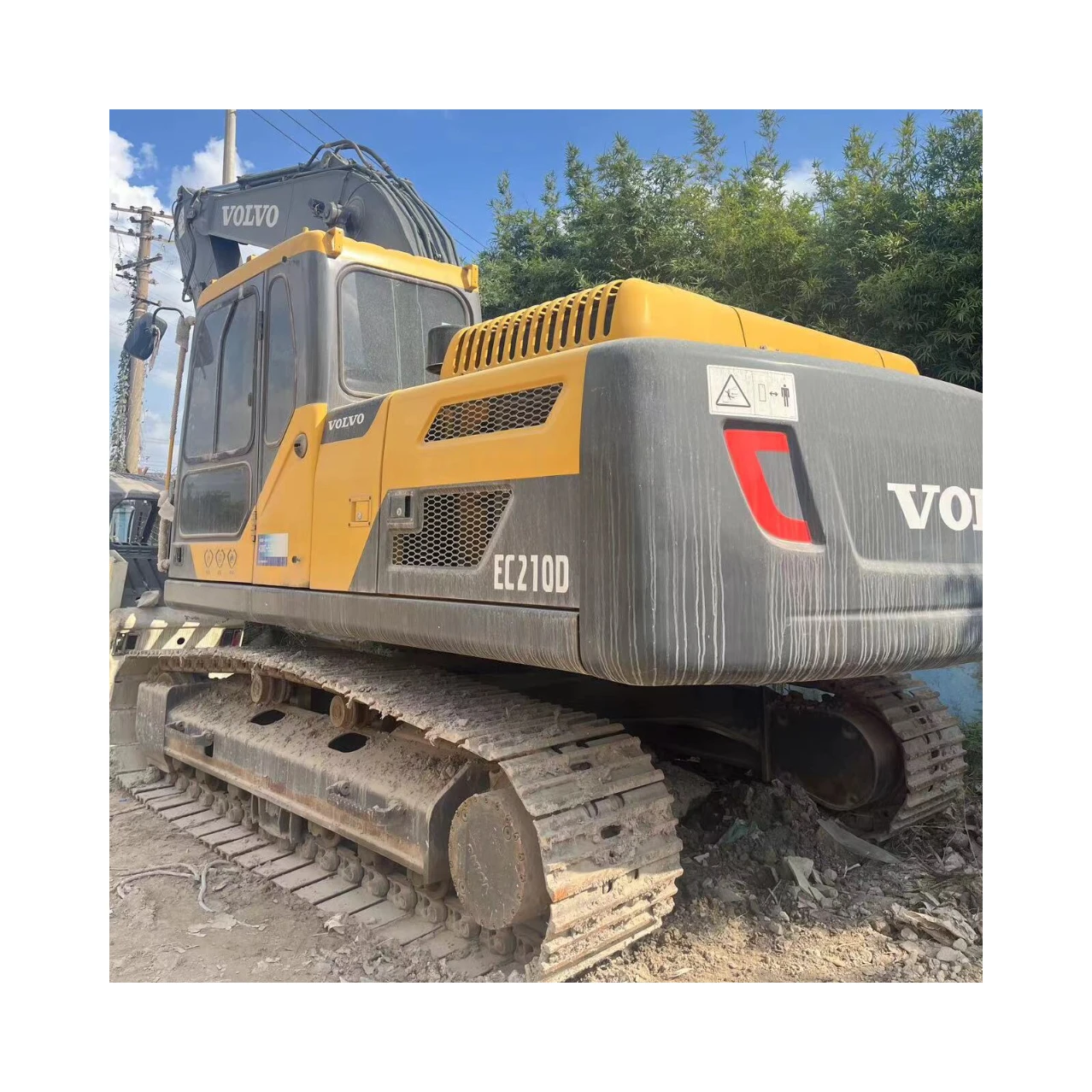 PENGJING оборудование VOLVO EC210 экскаваторы б/у 24TON экскаватор VOLVO 140 210 240 Корея делает гусеничный экскаватор volvo для продажи