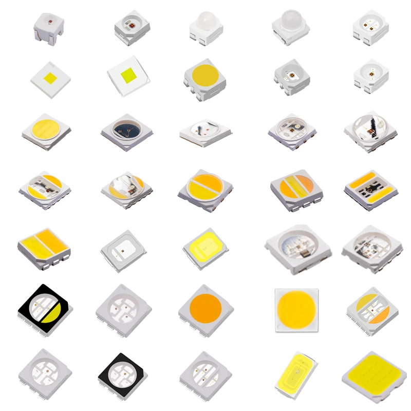 White Red Green Blue SMD LED Chip 5050 3528 2835 5060 1206 components for rgb smd led Lamp Bead Diodes Lighting Installation