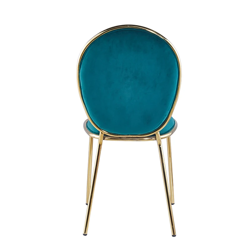 Popular design velvet fabric dining chair for restaurant
