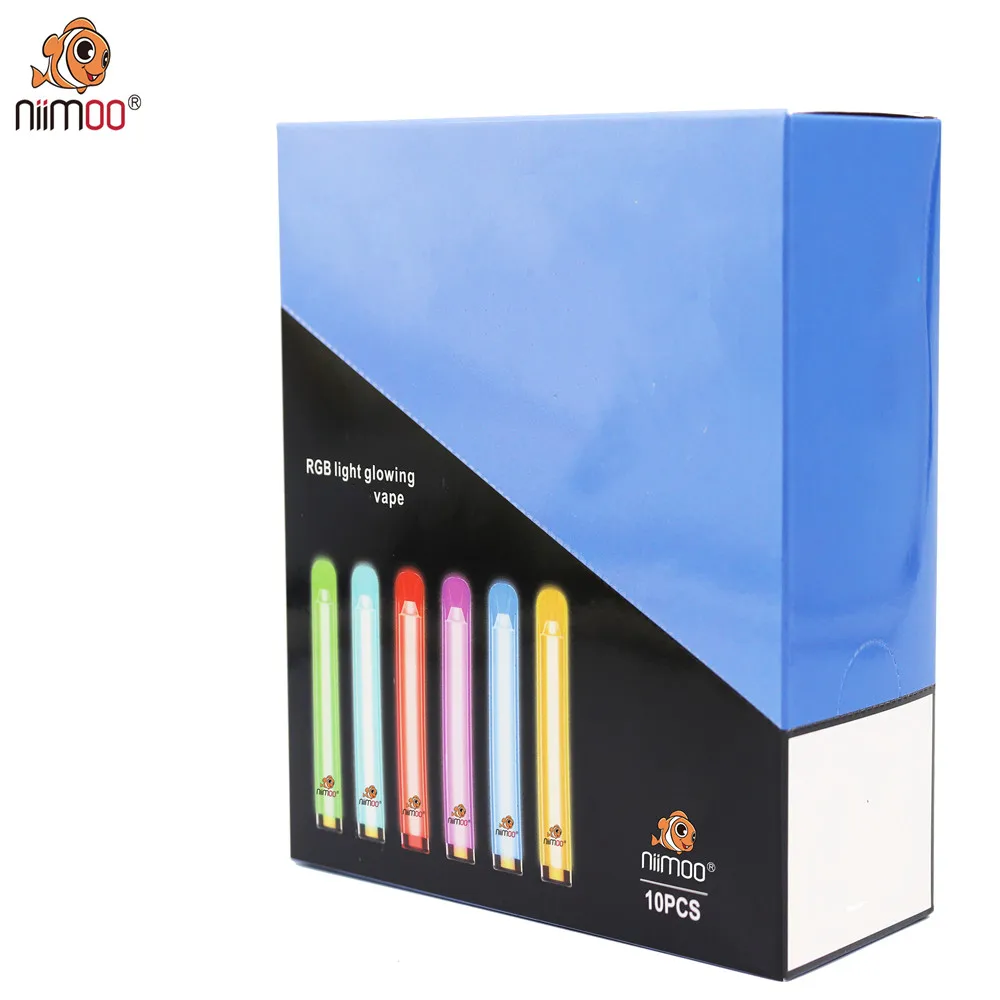 Niimoo New Arrival pod 1000 P LED light 600mAh  diffuser flash vape pen whole body lighting oem odm vaporizer