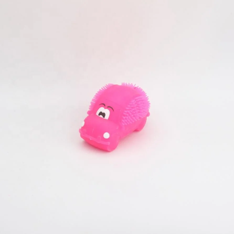 XTQ new arrival mini car shape puffer ball toys capsule squishy small soft toys ball