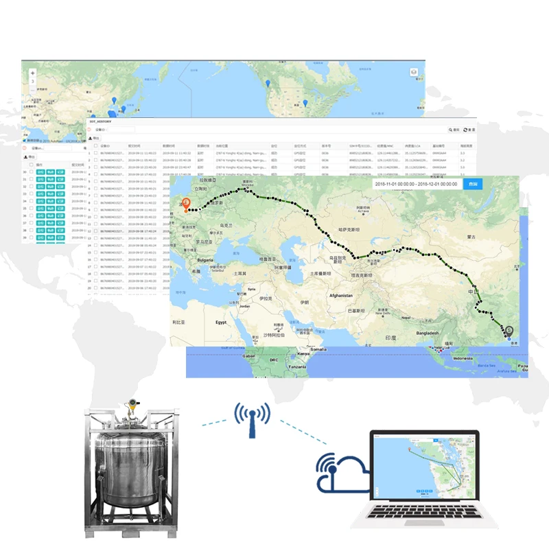 ILinkCon 38000 мА · ч глобальная 4G Емкость контейнера монитор трекер (Бесплатная SIM-карта) с датчиком давления GPS BLE Рабочая функция
