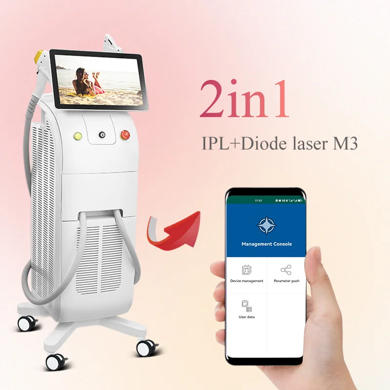 xenon laser lamp for 2 in 1 810nm 2023 oem 2 in 1 ipl diode laser hair removal machine cerr deka platinum ice ear