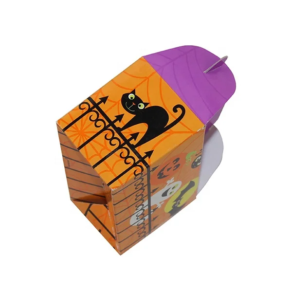 Box Factory Wholesale Custom Logo Recycled Corrugated Oh Holy Night Toys Candy Tricker Treat Gift Paper Box