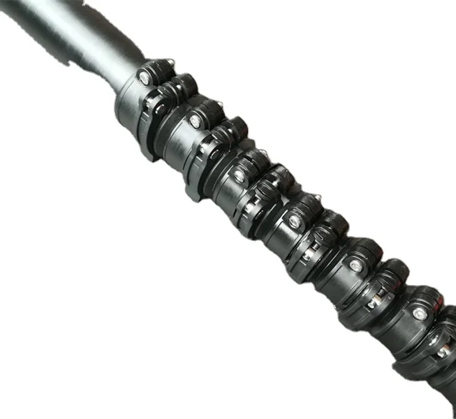 customer 19m 15m 25m carbon fiber telescopic pole with threads locking system/cner  fruit harvest extendable telescopic pole 19m