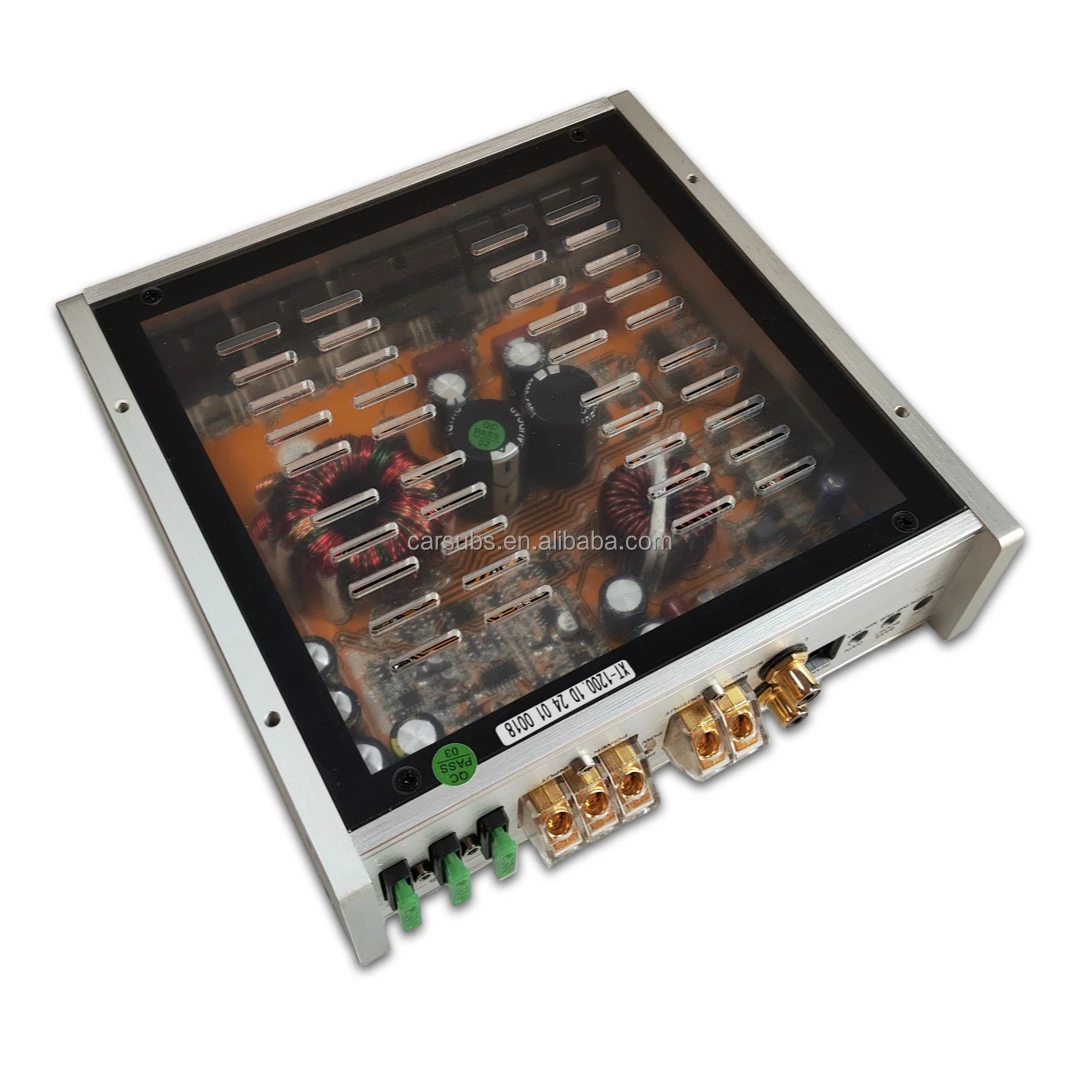 Car Stereo Mono Amplifier  RMS 1200W Strong Bass SubwooferAmplifier Peak 2400W Max 1ohm Class D Car Amplifier Monoblock