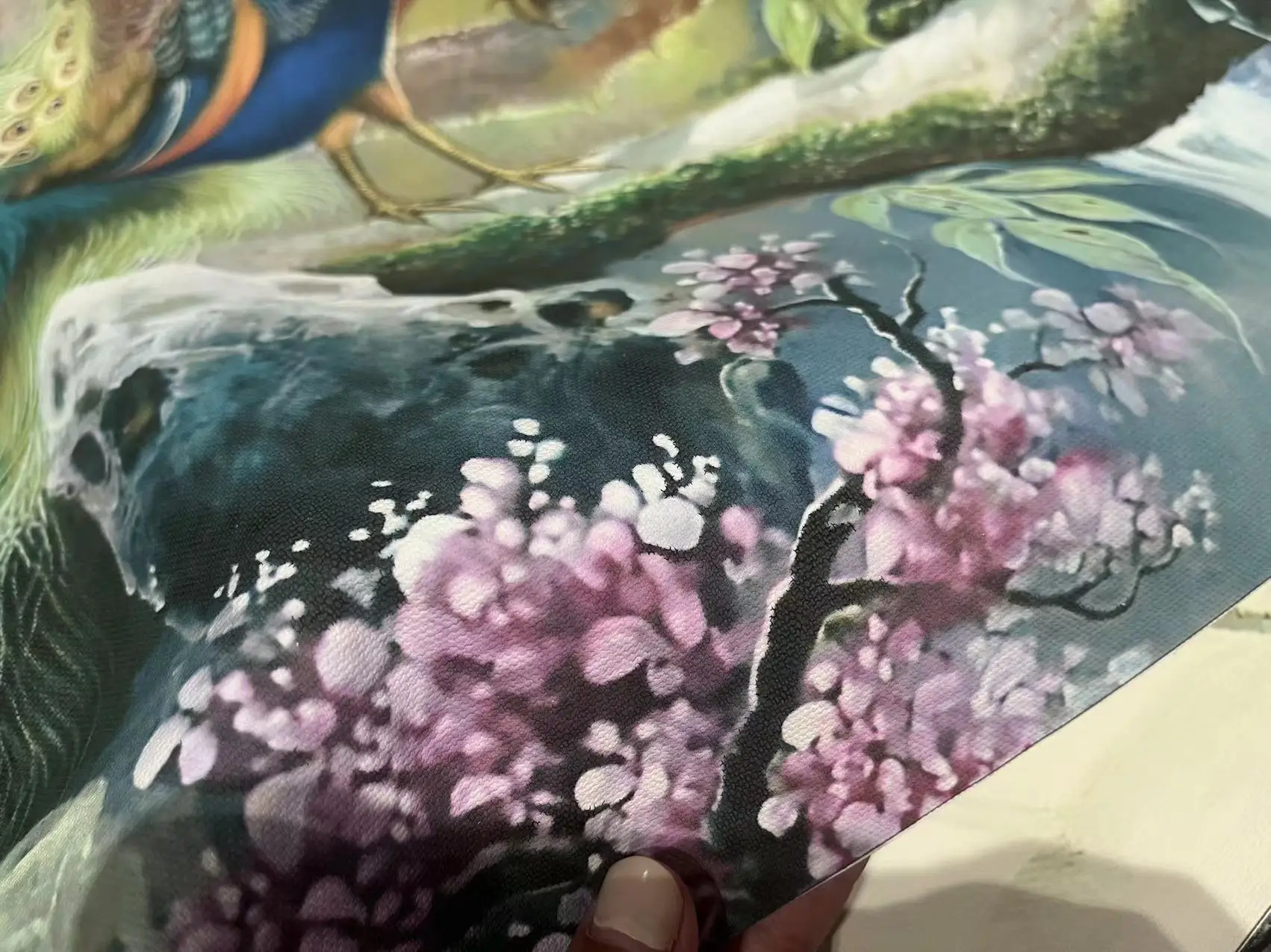 High Quality Canvas Printed Peacock Animal Decorative Painting Poster for Living Room and Bedroom