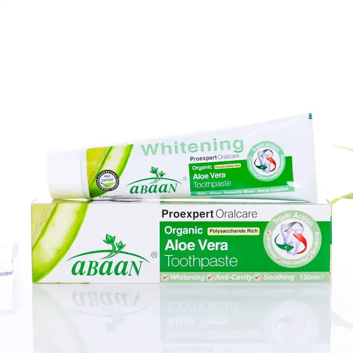 private label  Aloe Vera Anti-Cavity Whitening Toothpaste