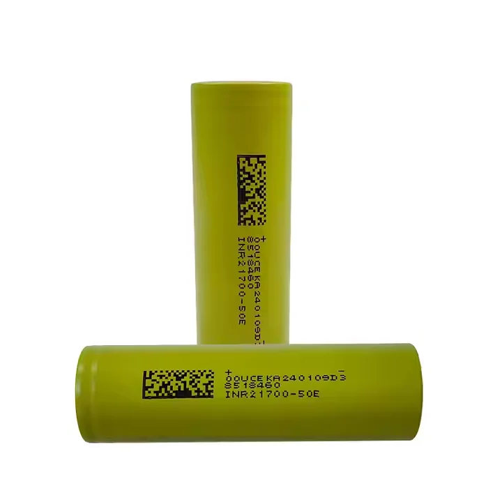 Excellent Quality Lithium Ion Battery a Grade Dmegc 21700-50e 3.7v 21700 5000mah 15a 3c Discharge for Flashlight Battery