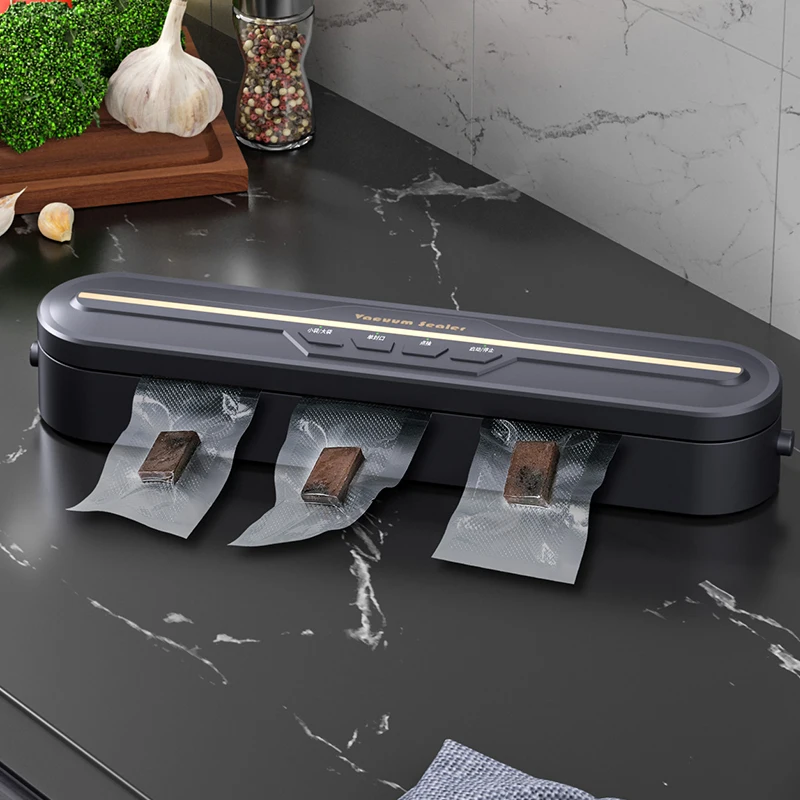 28cm Large Suction Vacuum Sealer Two-Mode 60 kpa Food Insurance Moisture & Mildew Proof ABS Material