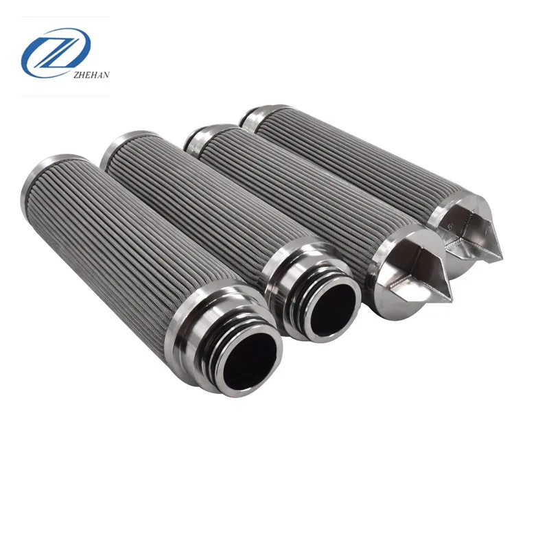 Stainless steel air compressor oil filter element Sewage treatment filter element Filter element for injection molding machine