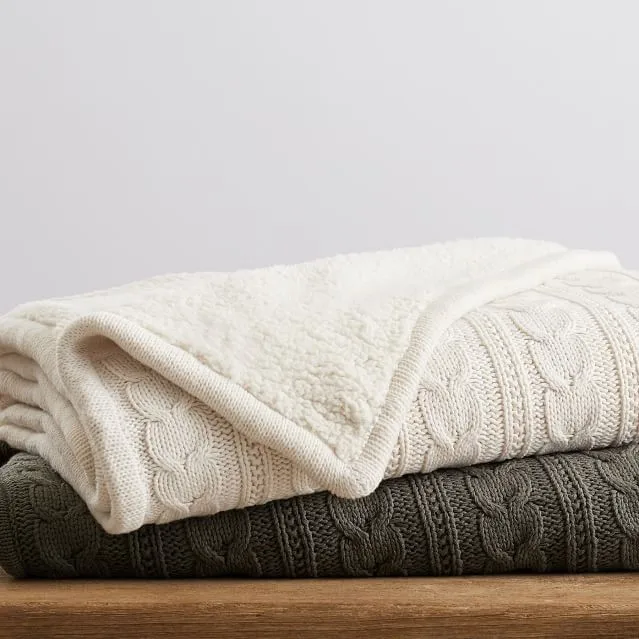 Домашний декор вязаное одеяло акриловое мягкое