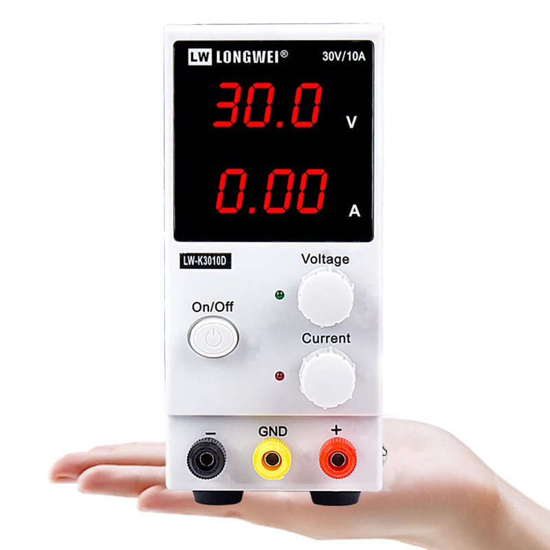 LW-K3010D 30 В 10A Лабораторный источник постоянного напряжения Регулируемый импульсный цифровой источник питания