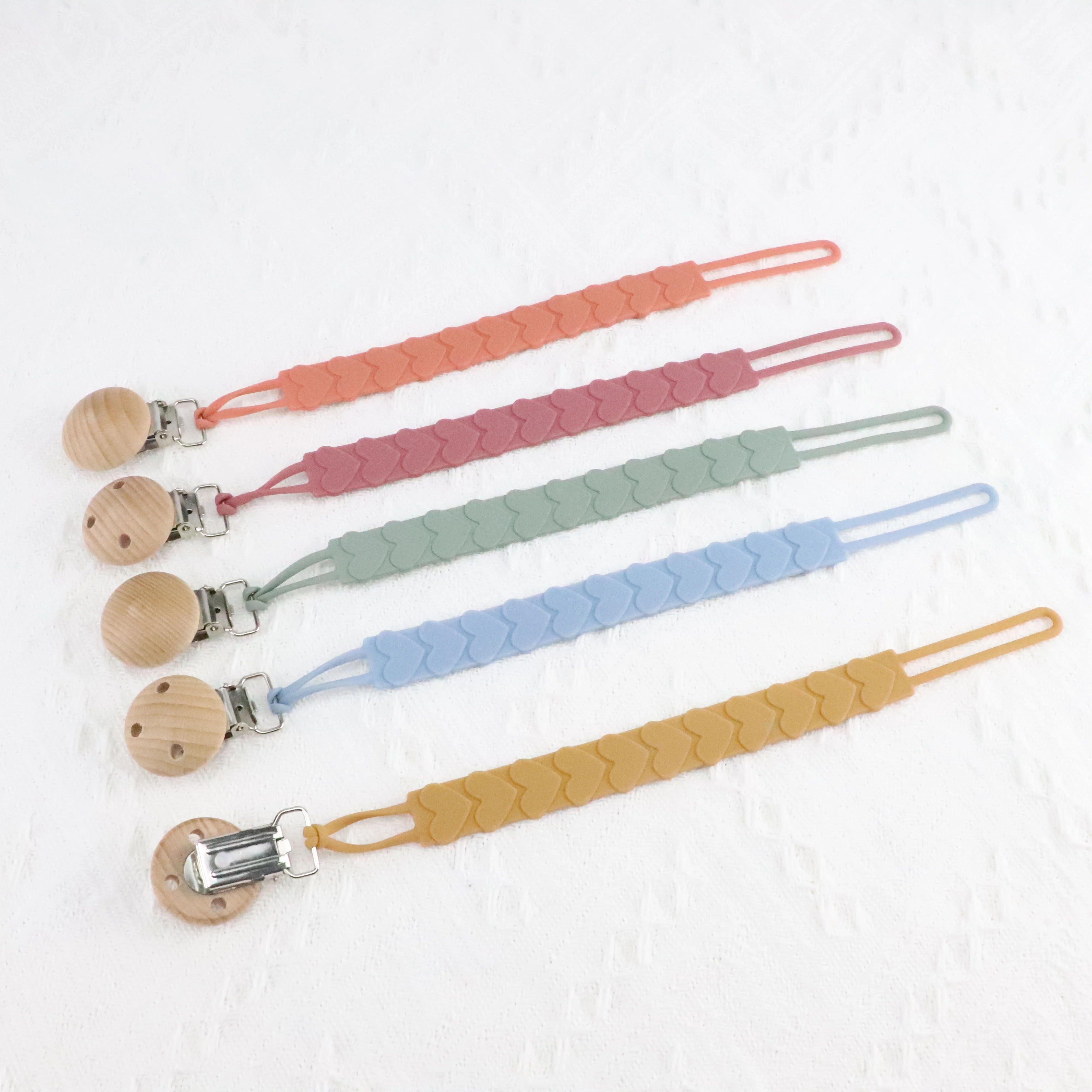 Hotting Selling Pacifier Hold Nipple Clips Chupetas Silicone Baby Pacifier Chain