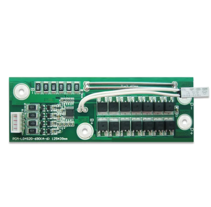 Lithium Battery Management System 3S 4S BMS 25A PCM-L04S20-690(A-6) with Blance function and Temperature protection