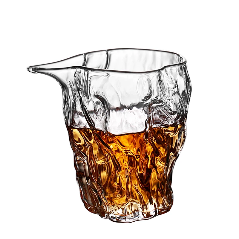 Gong Fu Tea Drinking Hammered Glass Fair Cup