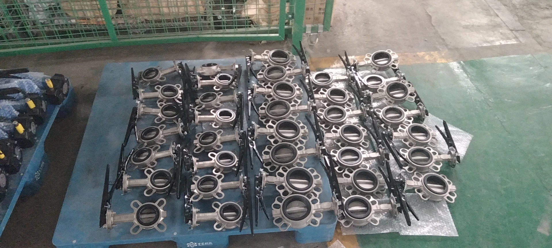 DN50 DN65 stainless steel SS304 316 EPDM PTFE seat lever wafer butterfly valve