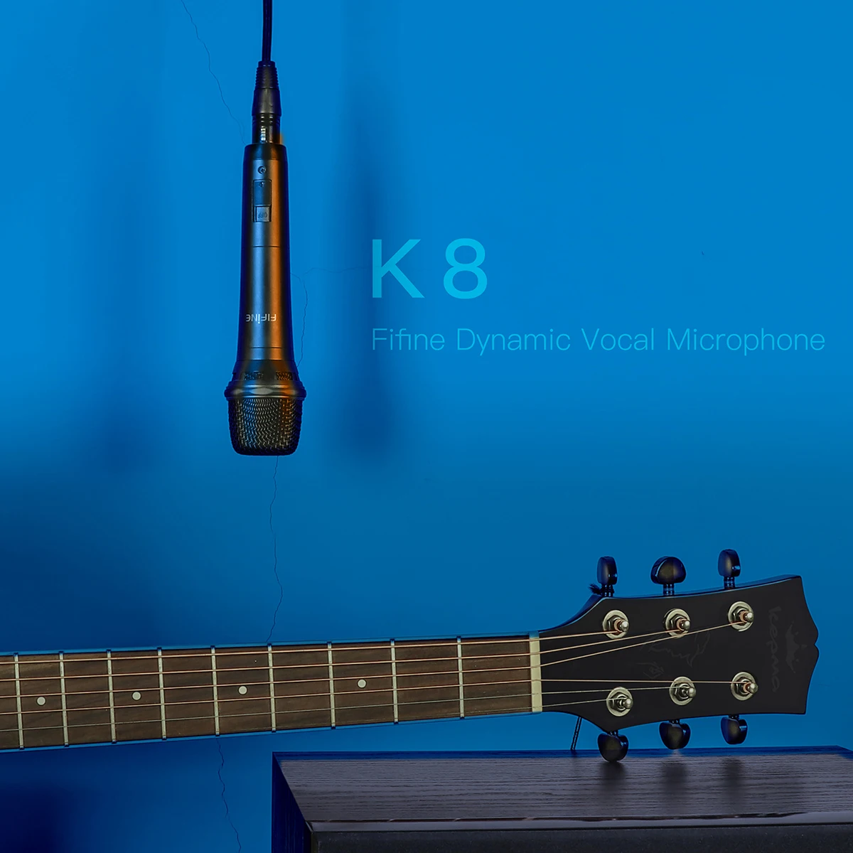 Fifine K8 Лучшая Продажа Динамический студийный профессиональный микрофон Караоке ручной Поющий для усилителя динамика