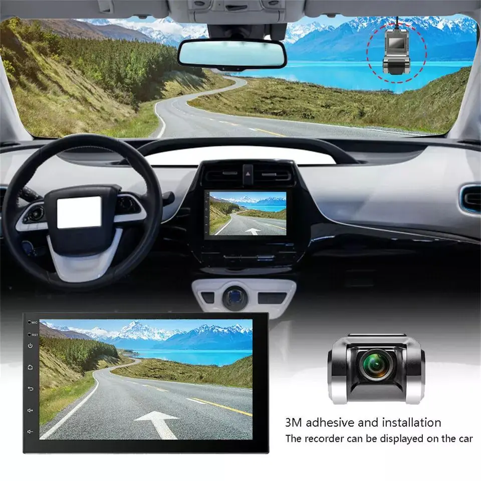 USB car dvr 1080P wifi hidden dash cam ADAS intelligent auxiliary system for android USB car camera