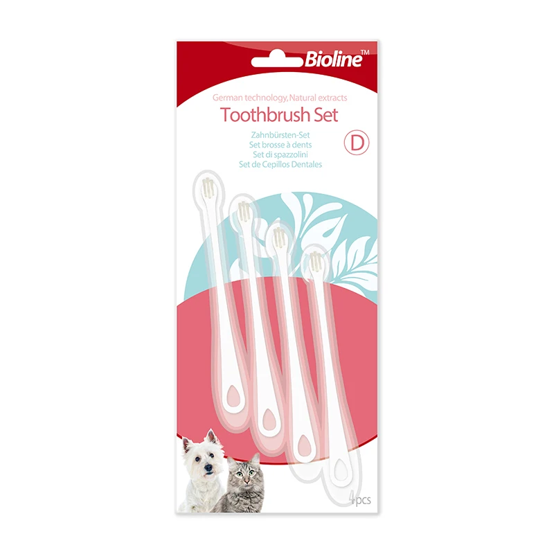 Pet Dental Care Products Toothbrush Set For Cat And Puppy Dog