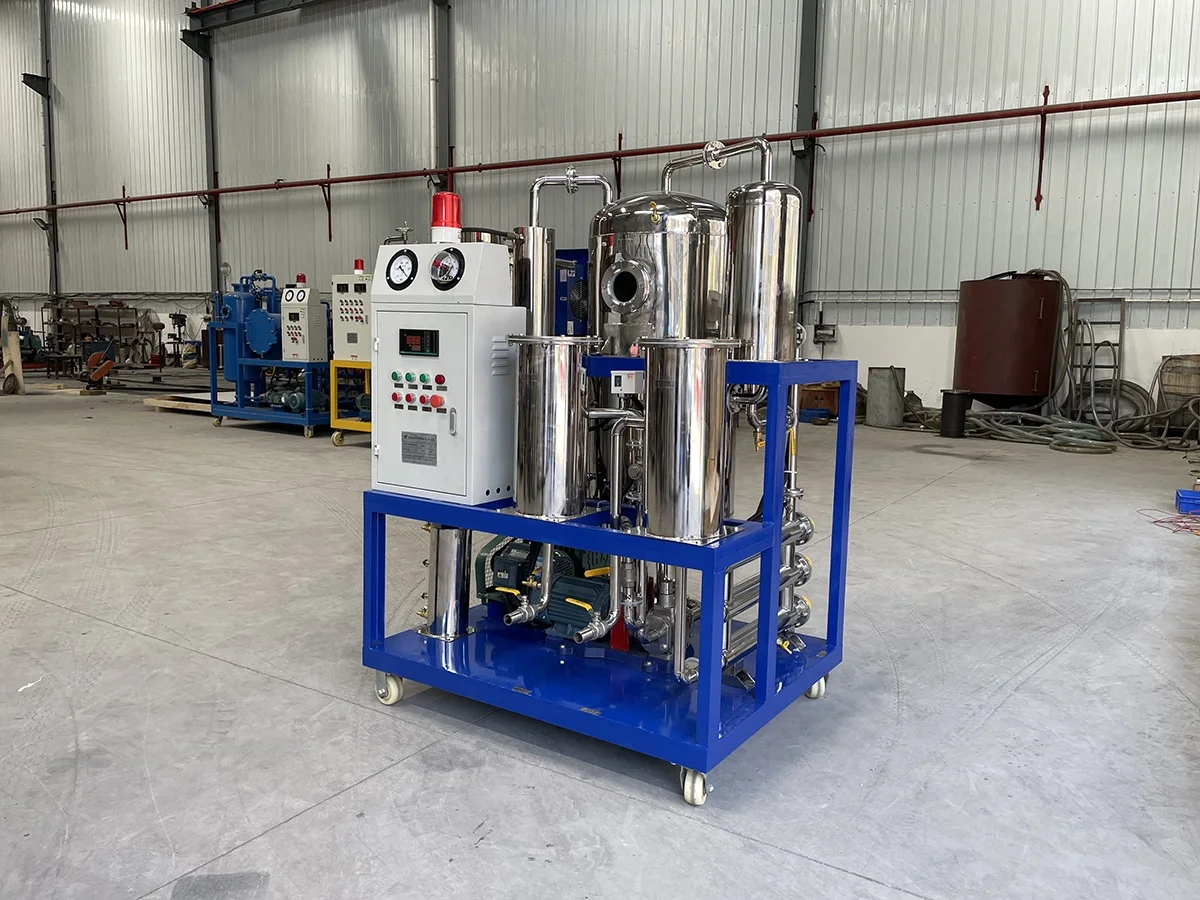 High Water Content Separator/Stainless Steel Waste Oil Water Purifier System Water Removal