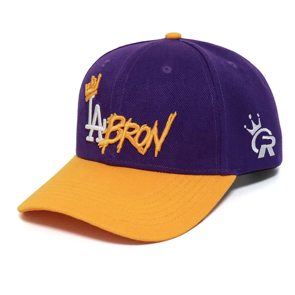 Premium Baseball Caps Custom 100% Cotton 6 Panel Baseball Cap Customized Embroidery Logo Sport Baseball Cap