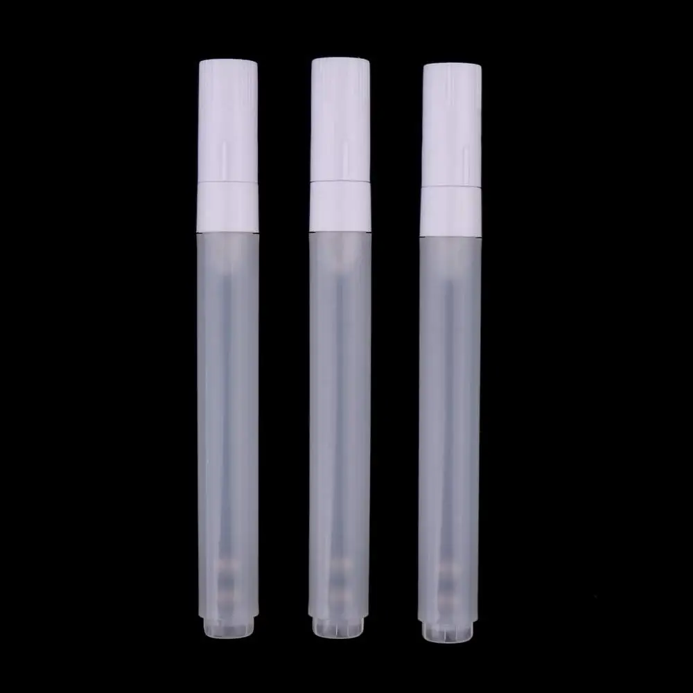 3 Pieces Clear Plastic Medium Tips 4.5mm Tip Watercolor Oil Acrylic Paints Marker Pen Empty Tube Ink Fountain Refill Pen