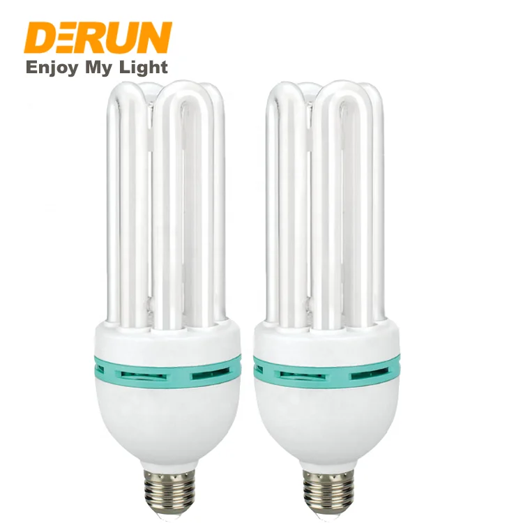  4U T4.5 компактная люминесцентная лампа E27 45 Вт 65 2600LM 3200LM 2700K 4200K 6500K 8000HRS CFL энергосберегающие лампочки CFL-U