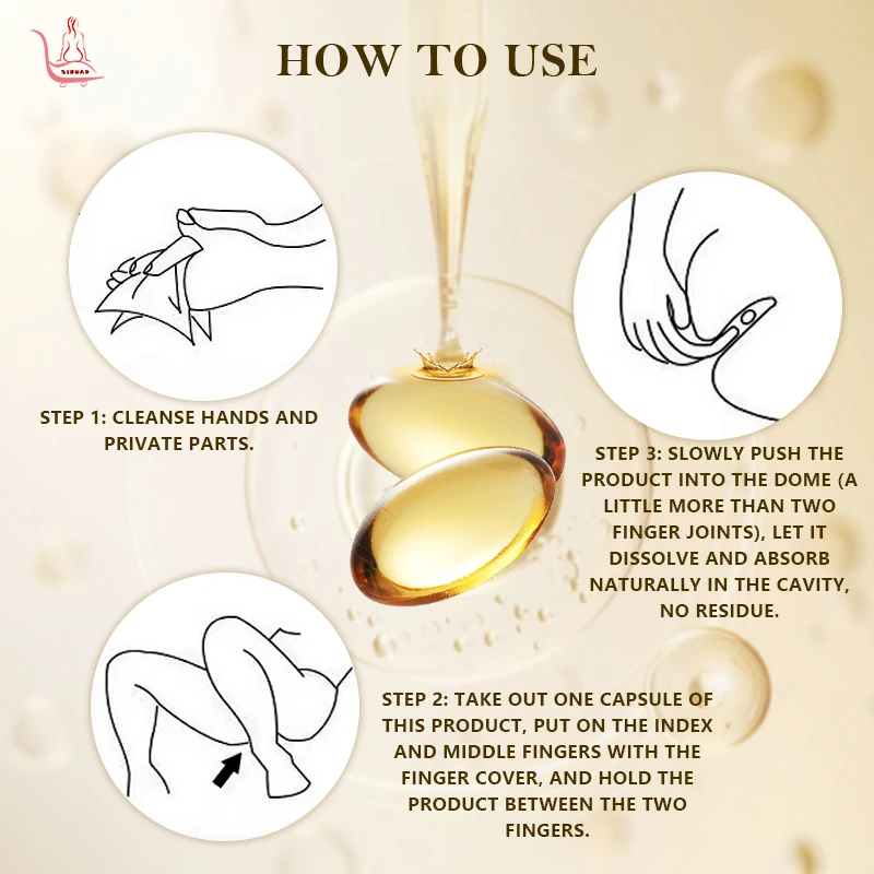 2024 hot Natural Vagina Products Organic Hygene Yoni Capsules Care Women Hot Sex Vaginal Tightening Capsule