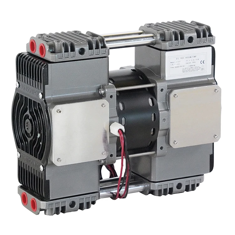 Низкий уровень шума, максимальное давление 12 бар, низкая вибрация, большой расход 400 л/мин, воздушный компрессор, без масла, поршневой воздушный компрессор