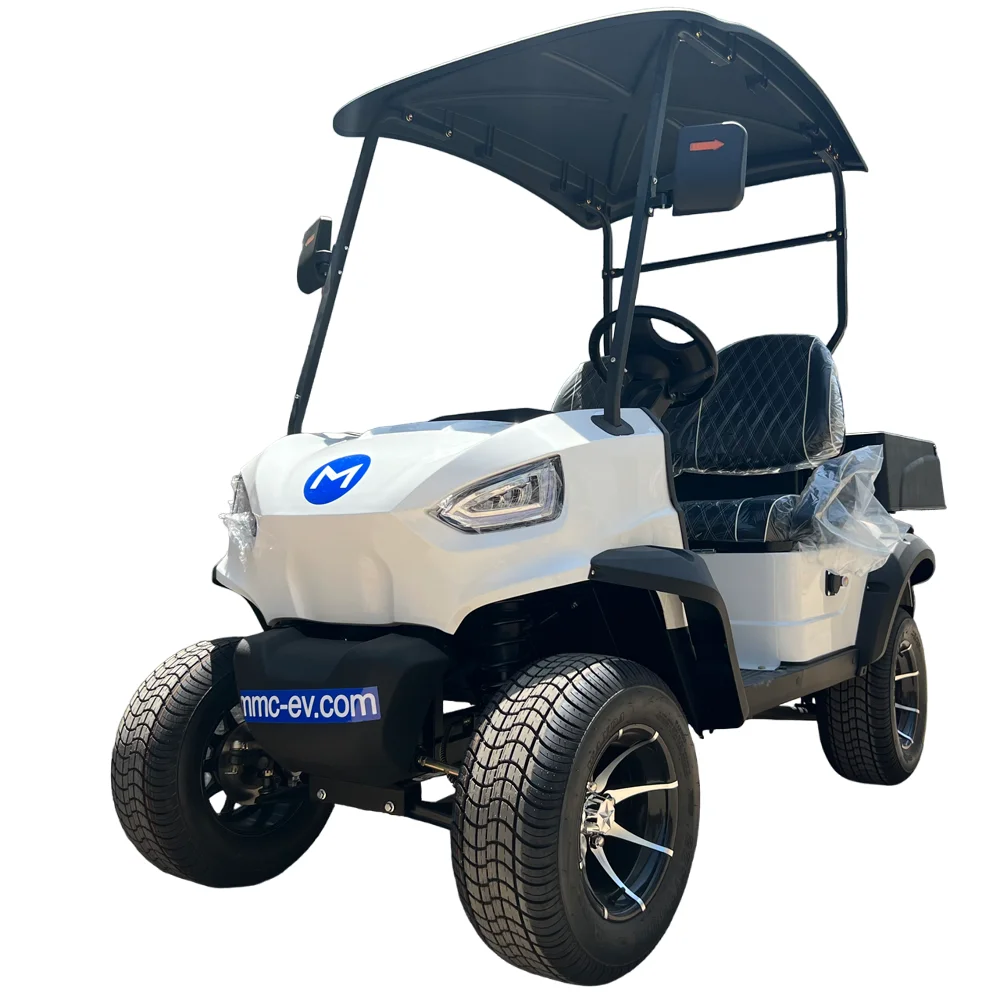 2024 New Model Hot Sale 72V Electric Lithium Hunting Golf Car 400W waterproof speaker 6 Seater Solar Electric Golf Cart