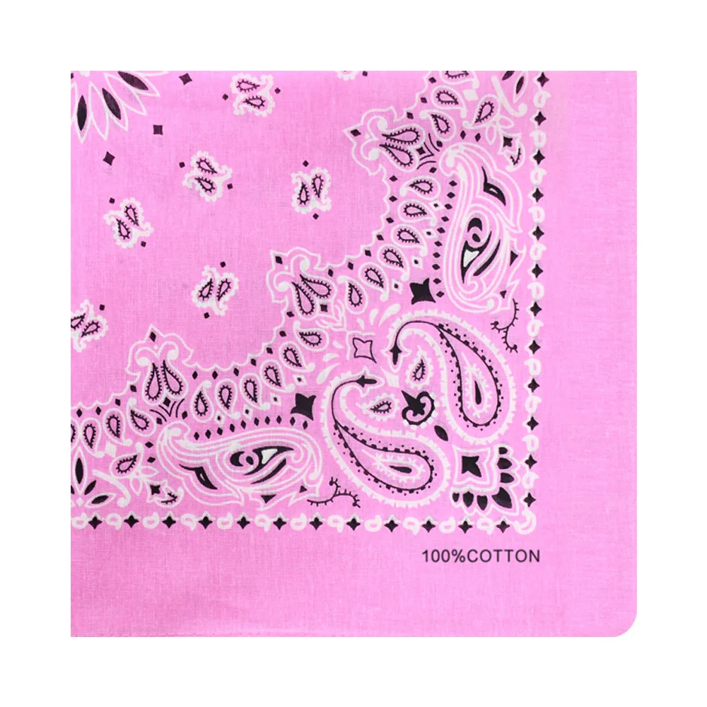 Custom bandana double sided printed bandana 100% cotton