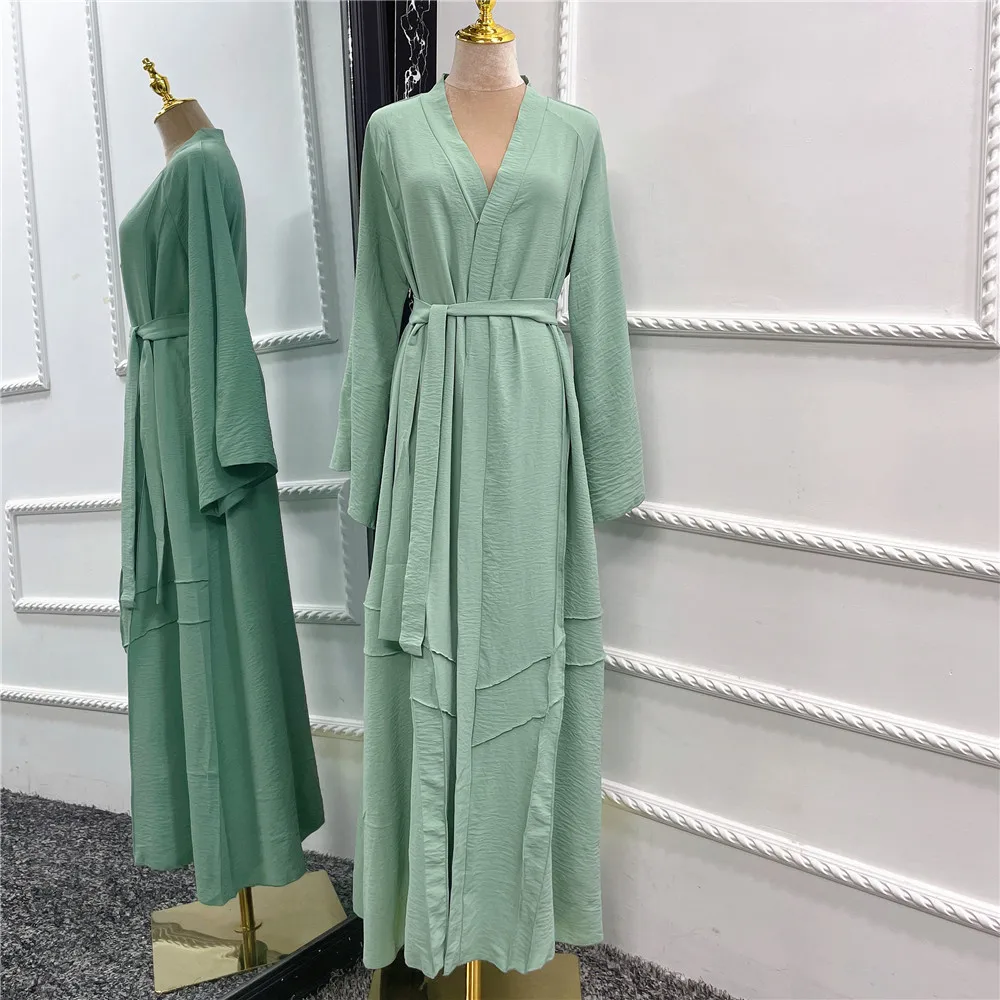 2024 US Dubai Muslim Dresses Kaftans Abaya Women Arab Islamic Clothing EID Dress Fancy Islamic Clothing