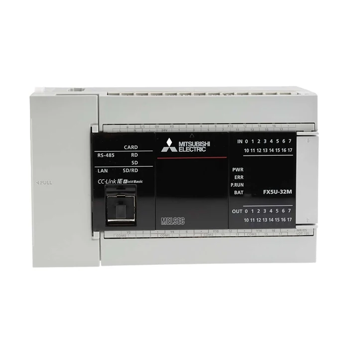 Лидер продаж программируемый логический контроллер серии MITSUBISHI FX5U FX5U-64MR/ES CPU модуль PLC