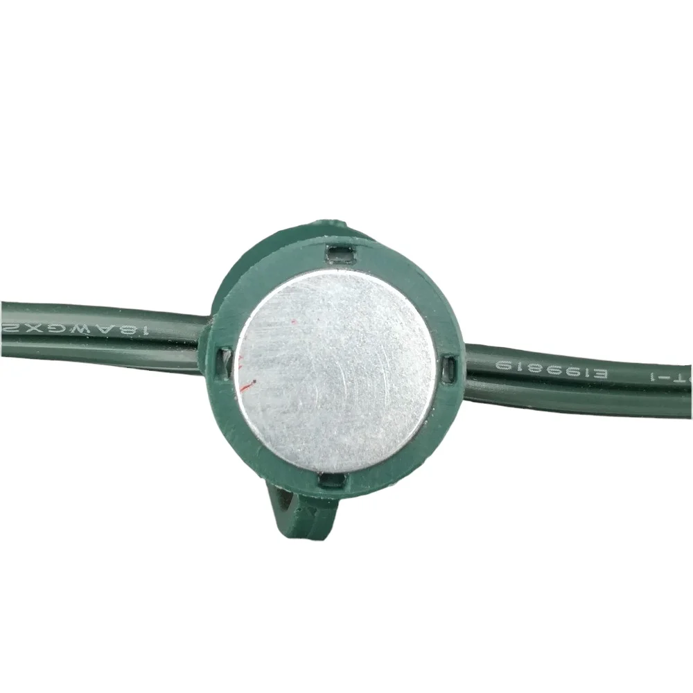12C9-500G1 500 футов 12 дюймов зеленый SPT-1 18AWG провода C9 Рождественская гирлянда с магнитным основанием светодиодная