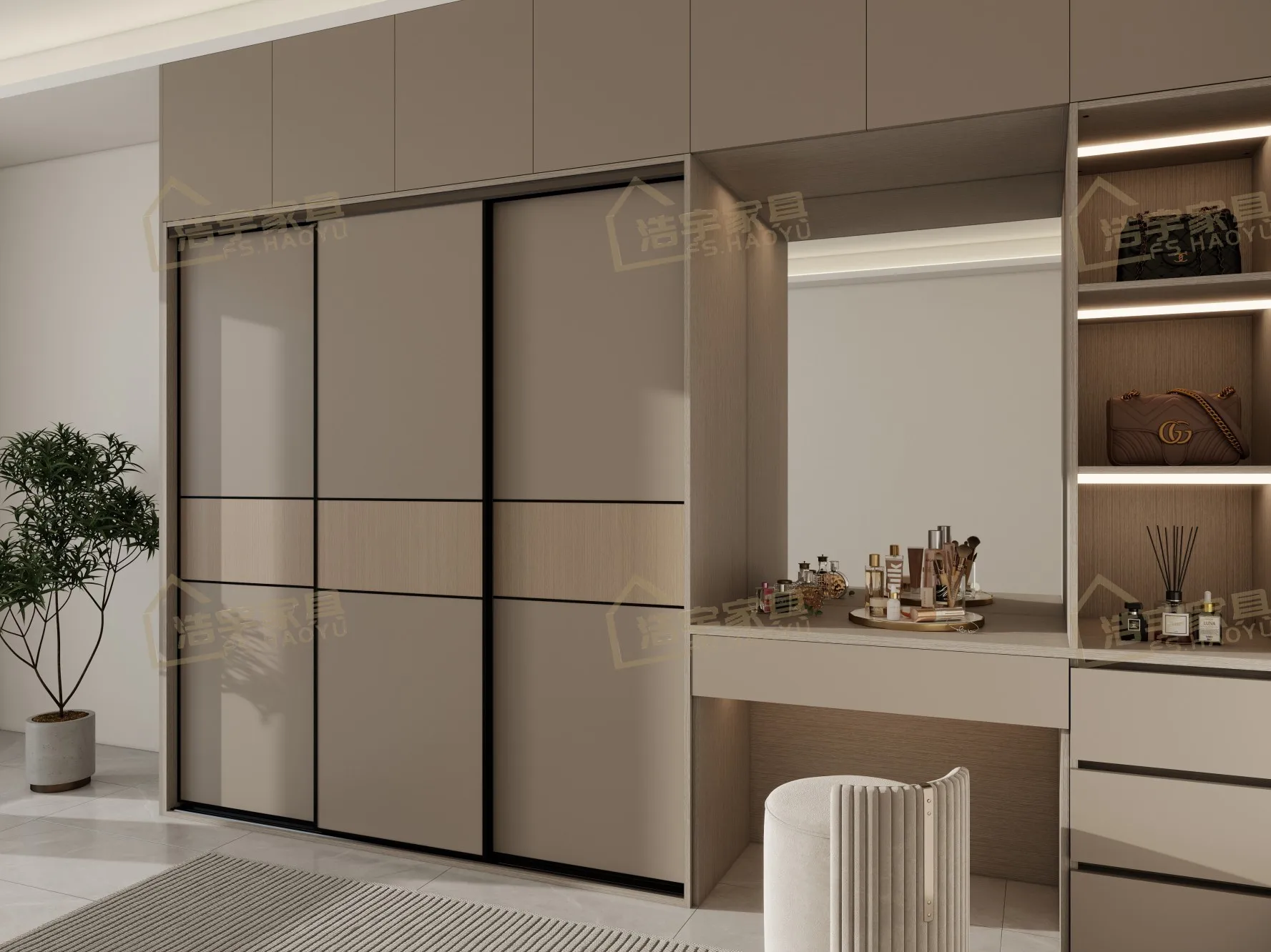 steel wardrobe Classic Luxury Shaker Doors Design Walk-in Closet White Paint Finish Solid Wood Walk In Wardrobe Storage Cabinet