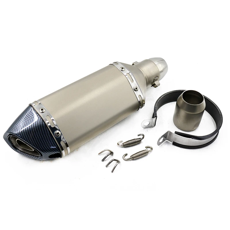 high quality motorcycle m4 muffler modified exhaust pipe for universal For Kawasaki zx25r KX250F KLX250S ZX-6R z1000 exhaust