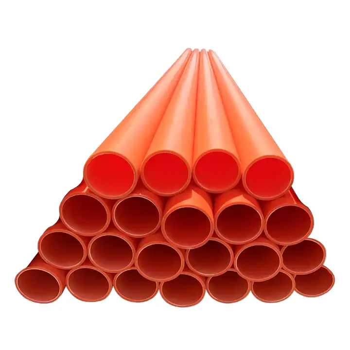 Small Diameter MPP Electric Power Conduit Plastic Pipe  Dn200 SN40 PPR/AS Material for Underground Cable Protection Moulded