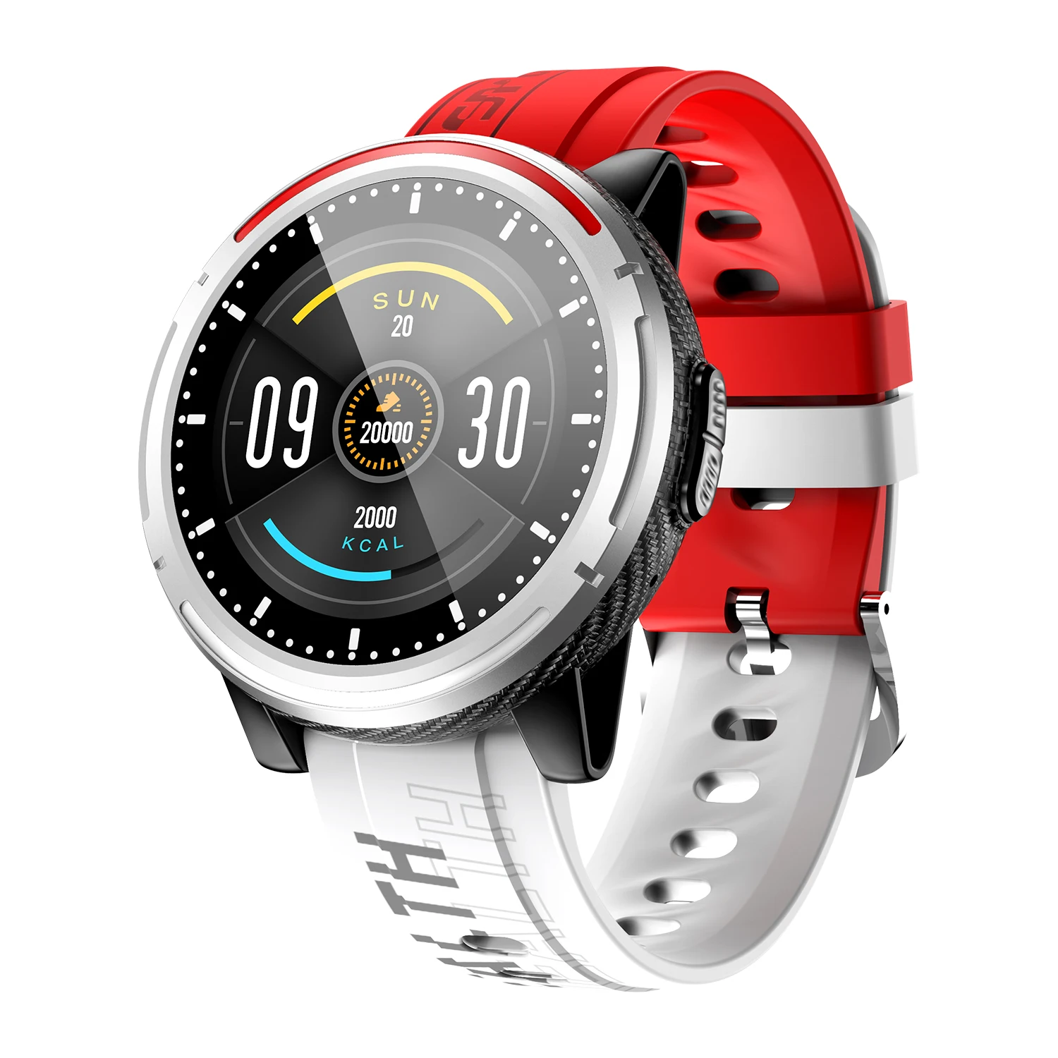 HD large screen good price music player sports sleep heart rate monitoring circle smart watch calling function