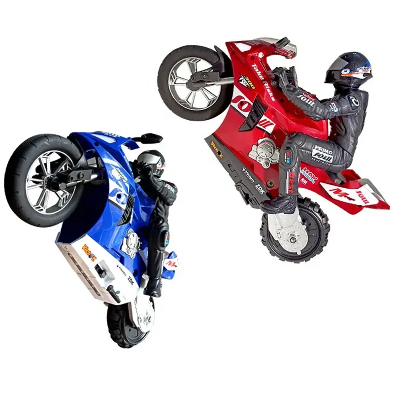 2.4g RTR Electric 1/6 Scale 6 Axis Gyro Self Balancing Remote Control Motorbike Standing Big RC Stunt Drift Motorcycle Toys 1:6