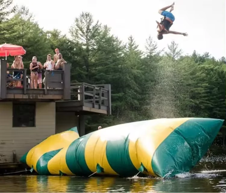 Customized Size Inflatable Water Catapult Blob Jump Bolb Lake Water Sports Blob Inflatable Water Jumping Blob