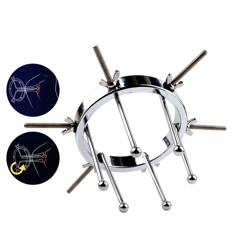 Metal Adjustable Huge Anal Toys Extreme Vaginal Anus Dilator Speculum Big Butt Plug Adult Erotic Sex Toys for Men Women