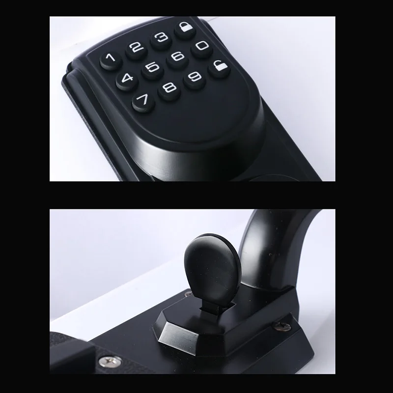 Home Security Zinc Alloy Usb Power Supply Durable Intelligent Electronic Deadbolt