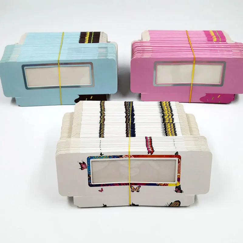 2021 New design 22mm 25mm long false eyelashes vendor 3D mink hair lashes custom eyelash packaging box