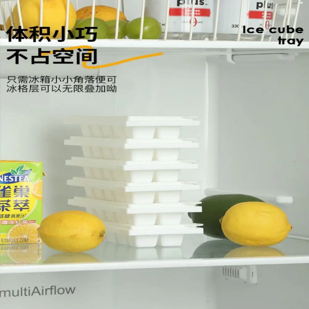 Wholesale  Plastic Square Ice Cube Maker Cup Cylinder Trays Lattice Ice Cube Mold Rotary ice machine