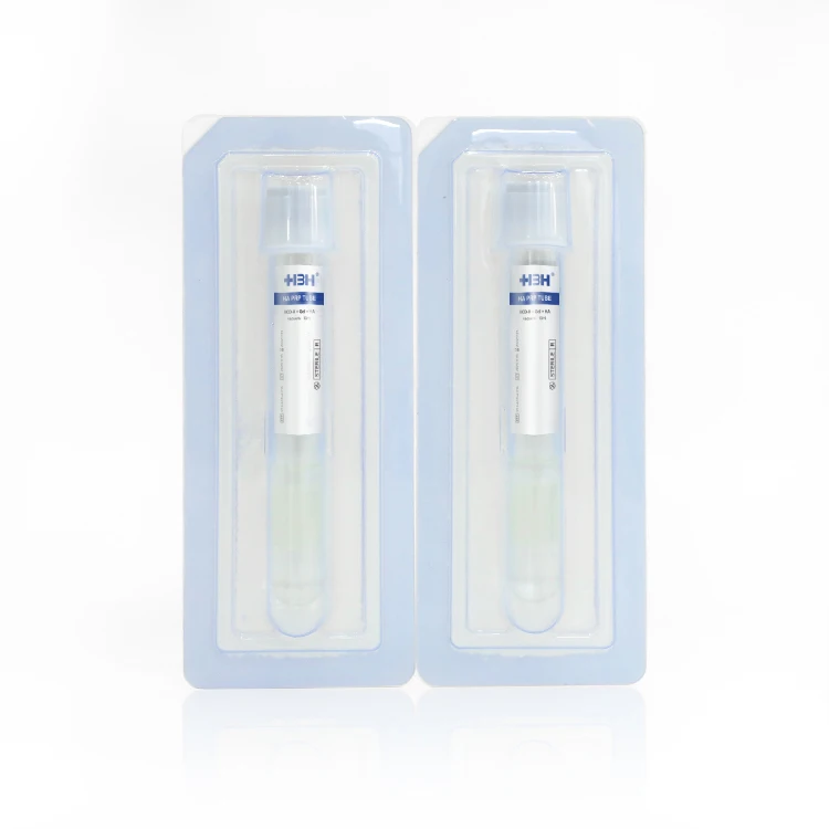 HBH Innovative HA PRP Tube Technology Enhanced with Hyaluronic Acid for Aesthetic
