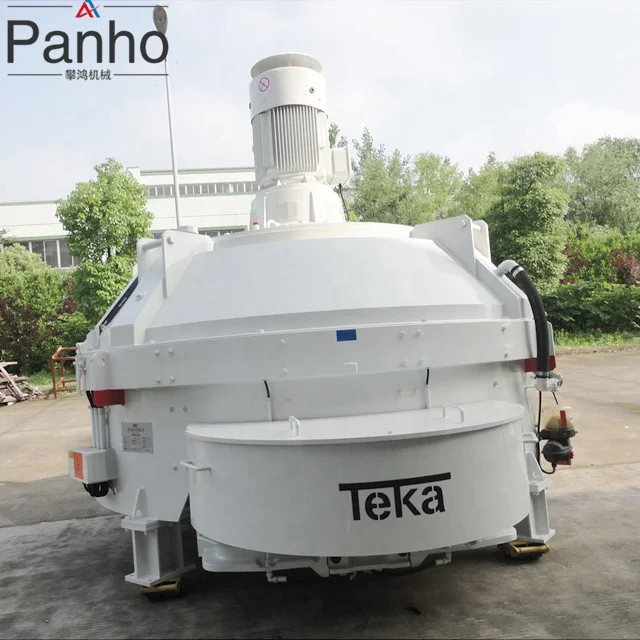 0.5m3 Germany brand Teka planetary concrete mixer machine with lift for refractory material and UHPC