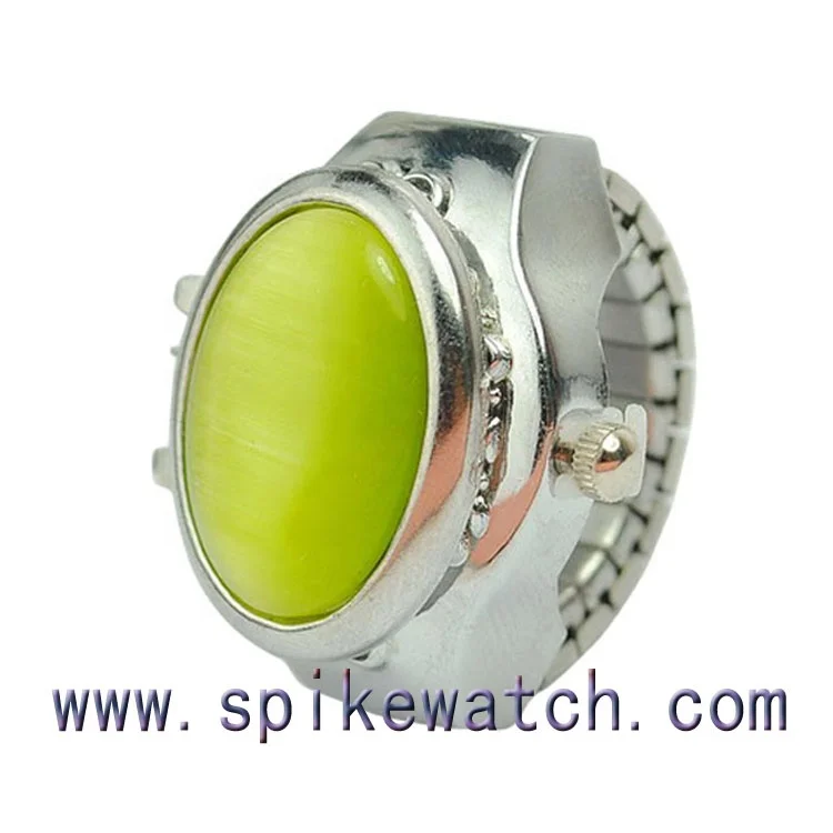 Fashion Elegant Girl Ladies Elastic Finger Unique Quartz Ring Watch