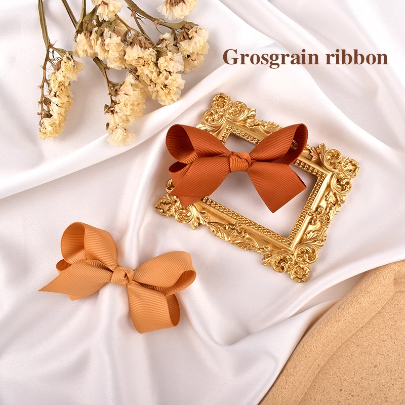 
7210312 Baby Girl 3 inch Hair Bow with Fully Covered Clip Non Slip Toddler Kid Hair Accessories Barrettes Hairpin 