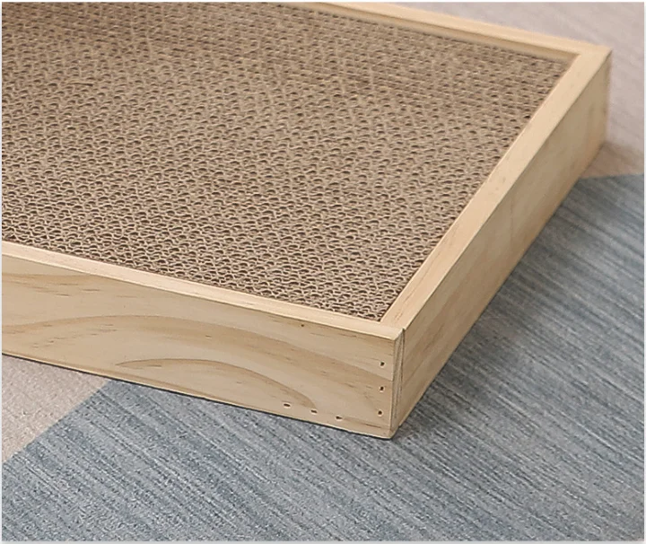 2021 China factory wholesale  cat toy cat scratcher cardboard interactive pet toy Cat scratch board